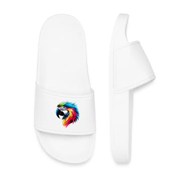 Perroquet - Claquettes enfant - blanc - Devant