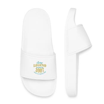 Birthday Legend 2007 Perfection - Kids’ Pool Sliders - white - Front