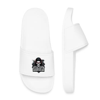 Gangster Skull - Kinder Badelatschen - Weiß - Vorne