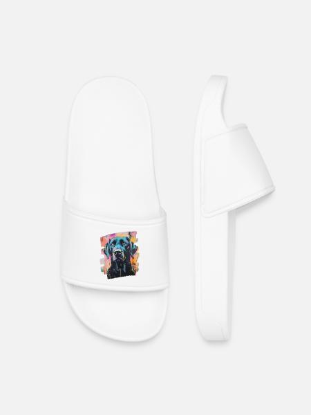 Labrador - Claquettes enfant - blanc