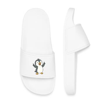 Pingouin dansant - Claquettes enfant - blanc - Devant