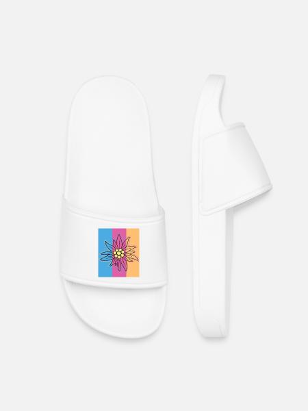 Edelweiss. - Kids’ Pool Sliders - white