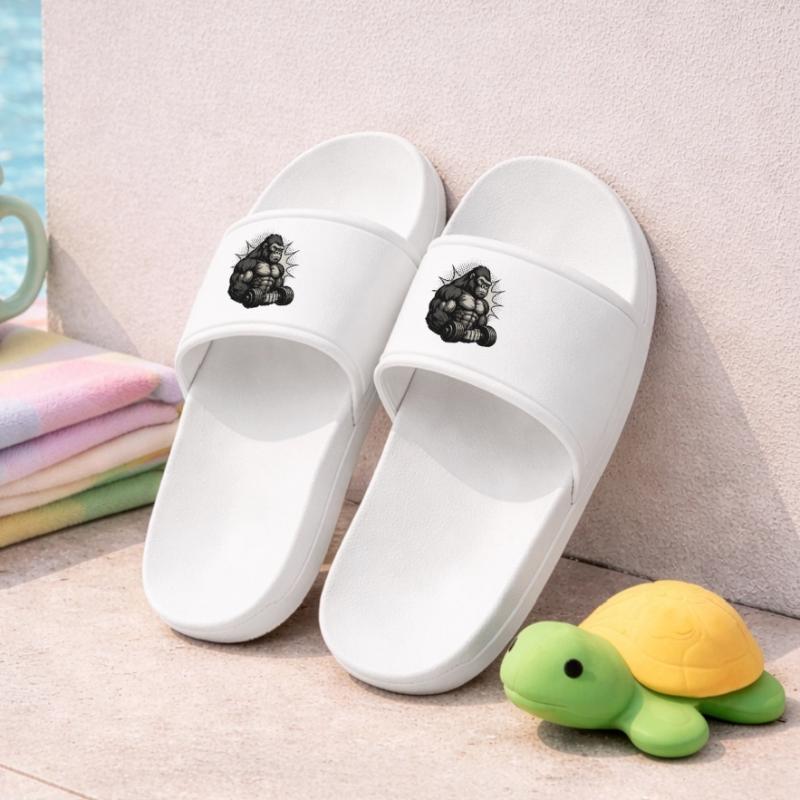 Strong Gorilla Force Pattern Kids’ Pool Sliders