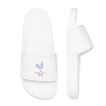 Coq Gaulois France - Claquettes enfant - blanc - Devant