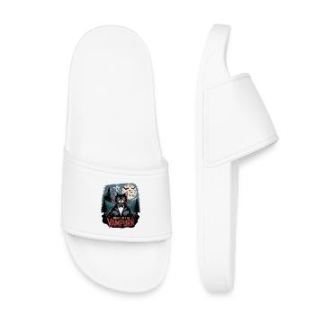 Nuit des chats des vampires - Claquettes enfant - blanc - Devant