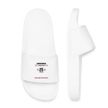 Carpenter 25 years anniversary 25th carpentry workshop - Kids’ Pool Sliders - white - Front