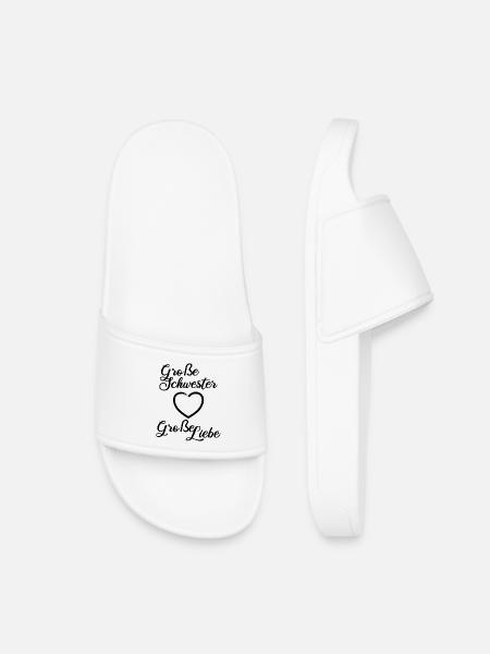 Big Sister Big Love - Kids’ Pool Sliders - white