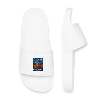 Karlsruhe Star City Painting Style - Kids’ Pool Sliders - white - Front