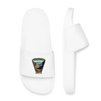 Big Bend National Park Window Landscape Mountains - Kids’ Pool Sliders - white - Front