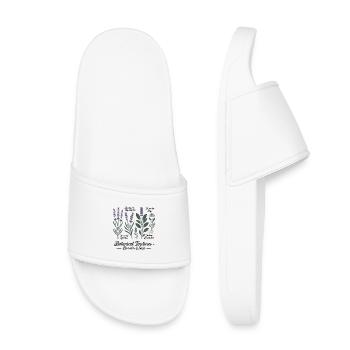 Teintures Végétales – Lavande & Sauge - Claquettes enfant - blanc - Devant