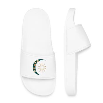 Gingerbread - Kids’ Pool Sliders - white - Front