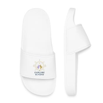Explore Beyond Compass - Kids’ Pool Sliders - white - Front