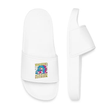 MRI Tech Warning May Cause Image Radiologic - Kids’ Pool Sliders - white - Front