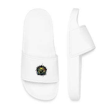 Splash of Color Frog Neon Style - Kids’ Pool Sliders - white - Front