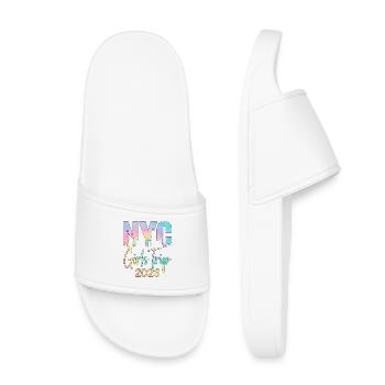 NYC Girls Trip 2026 - Claquettes enfant - blanc - Devant
