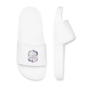 Witchcraft Fueled By Moonlight Sorcery Astrology - Kids’ Pool Sliders - white - Front