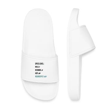 Spice Level Neurospicy - Neurodivergent Humor - Kids’ Pool Sliders - white - Front