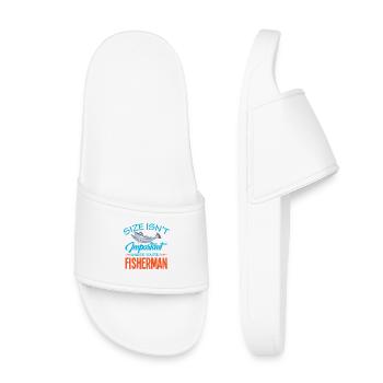 Fishing Angler Fish Fisherman Sayings Petri Heil - Kids’ Pool Sliders - white - Front