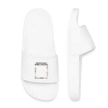 School enrollment Guestbook Back to school 2026 Schoolchild - Kids’ Pool Sliders - white - Front