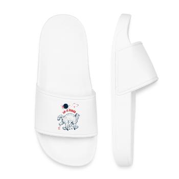 Lo-Fi Rider Cat - Claquettes enfant - blanc - Devant