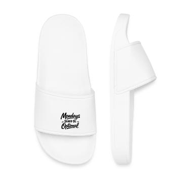 Monday should be optional white - Kids’ Pool Sliders - white - Front