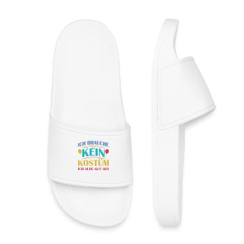 I don't need a costume, I look good - Kids’ Pool Sliders - white - Front