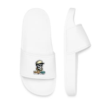 Hip-Hop Is Dead Skull - Kids’ Pool Sliders - white - Front