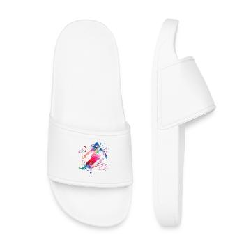 Alpine skiing Winter sports Nordic skiing - Kids’ Pool Sliders - white - Front