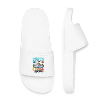 Couples That Cruise Together Stay Together - Kids’ Pool Sliders - white - Front