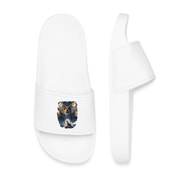 Dreimonde Corgi. - Kinder Badelatschen - Weiß - Vorne