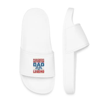 Paramedic Instructor Dad The Idol Emergency Care - Kinder Badelatschen - Weiß - Vorne