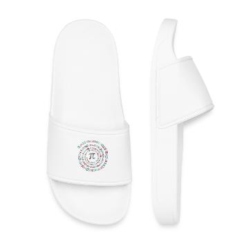 Pi - Mathematics - Kids’ Pool Sliders - white - Front