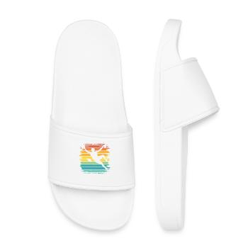 Boulderer Boulder Bouldering - Kids’ Pool Sliders - white - Front