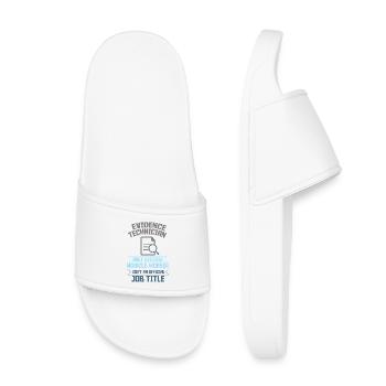 Forensic Scientist Criminology - Kids’ Pool Sliders - white - Front