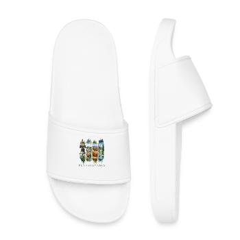 Voyage en Pennsylvanie – Liberty Bell & Autumn Spirit - Claquettes enfant - blanc - Devant