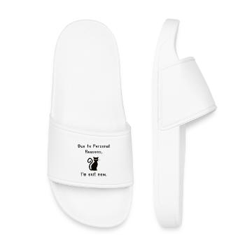 Pour des raisons personnelles, je suis mauvais maintenant - Claquettes enfant - blanc - Devant