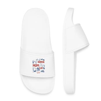 Dog Mom Club Shirt Life is Better with Dogs - Kids’ Pool Sliders - white - Front