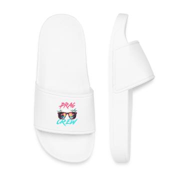 Équipe de la fête de Prague - Claquettes enfant - blanc - Devant