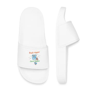 Pack Ripper Card Flipper Sammelkartensammler - Kinder Badelatschen - Weiß - Vorne