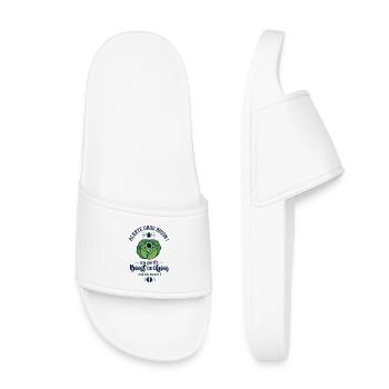 Annonce Grossesse Alerte Gros Bidon Chou - Claquettes enfant - blanc - Devant