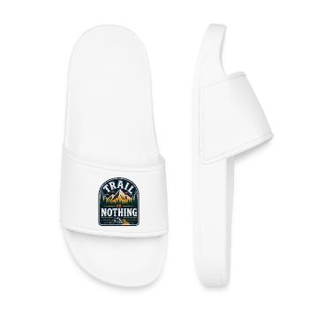 Trail or Nothing Run Wild Badge - Claquettes enfant - blanc - Devant