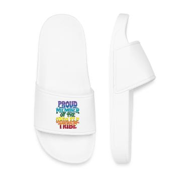 Proud Member of the Ukulele Tribe - Kinder Badelatschen - Weiß - Vorne