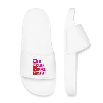 Gift idea for the breakdancer with break dance - Kids’ Pool Sliders - white - Front