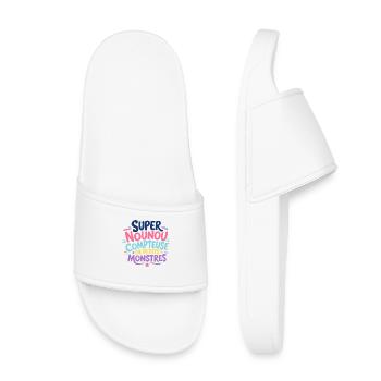 nounou - Claquettes enfant - blanc - Devant