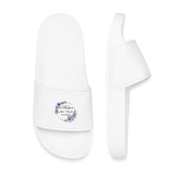 Couronne de la Mère Mariée - Claquettes enfant - blanc - Devant