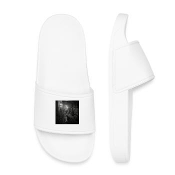 Wildcat Mine Noir Vintage Animal Crime Series - Kids’ Pool Sliders - white - Front