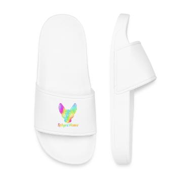 Sphynx Mama - Kids’ Pool Sliders - white - Front