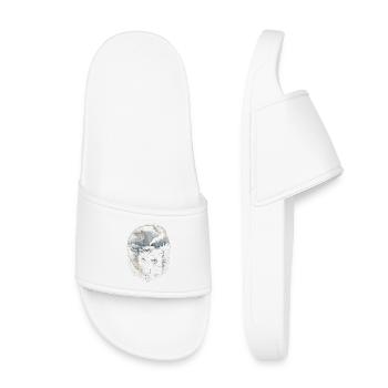 Rolling Coal - Kids’ Pool Sliders - white - Front