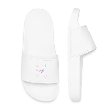 Croix de la Bible Eye - Claquettes enfant - blanc - Devant