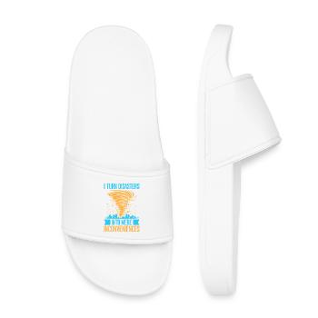 Insurance Agent Inconveniences Funny Insurance - Kids’ Pool Sliders - white - Front